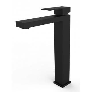 BESCO MODERN/VARIUM umývadlová stojánková batéria čierna matná výška 30,7 cm