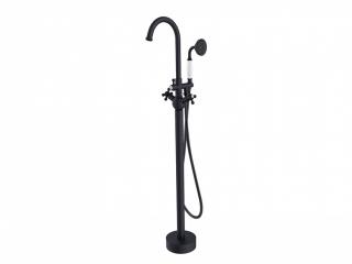 BESCO RETRO I voľne stojaca batéria,čierna matná,výška 1150 cm