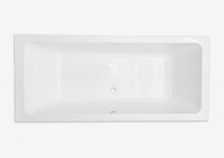 CA.PLAST akrylátova vaňa LENKA 180x80x49 cm pre dvoch ,PREMIUM so sifónom krytka chróm a nožičkami