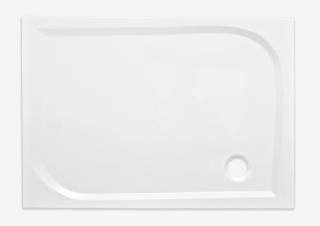 CA.PLAST vanička z liateho mramoru Luca 120x80x3,5cm,séria PREMIUM so sifónom a nožičkami