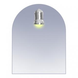 DUBIEL VITRIUM zrkadlo ORMES so žiarivkovým osvetlením 50x65 cm