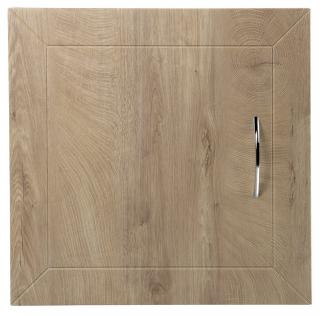 Dvierka do stupačiek 60x60x8,6cm, dub platin ,stavebný otvor 58x58cm