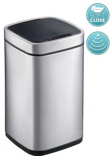 EGO PERFECT Odpadkový koš senzorový 12l, Soft Close, brúsená nerez