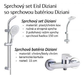 EISL Sprchový set DIZIANI so sprchovou batériou DIZIANI