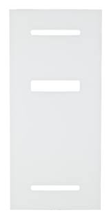Instal-projekt SISI kúpeľňový radiátor 551x1206 mm biely mat.+sklo biele L04