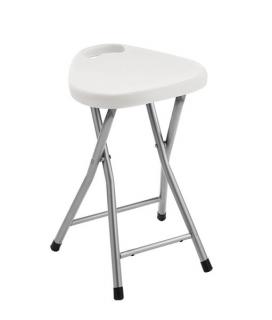 Kúpeľňová stolička 30x46,5x29,3 cm, biela   (CO75) (naskladnenie cca 14 dní)