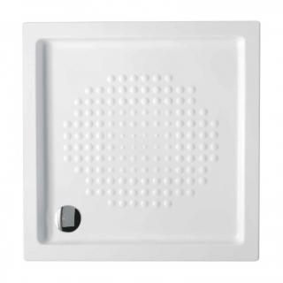 KV STORE LINEA 90x90 cm keramická vanička štvorcová s úplne hladký povrch