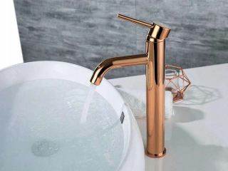 LUNGO ROSE GOLD umývadlová batéria vysoká 280mm,B6321