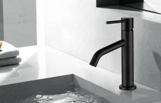 MEXEN RUMBA BLACK umývadlová batéria vysoká 220mm,73500-70