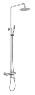 MINIMAL sprchový / vaňový stĺp s pákovou batériou, nerez   (MI140)