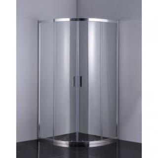 OLSEN SPA BARCELON kút posuvné dvere 90x90x190cm,R55cm,číre ,bez vaničky