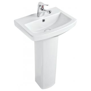 OLSEN SPA NERO 46 nástenné keramické umývadlo 46 x 34 x 15 cm