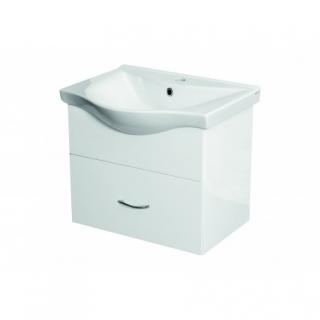 OLSEN SPA VIKI 55 závesná skrinka 51,3 x 34 x 43,7 cm s keramickým umývadlom