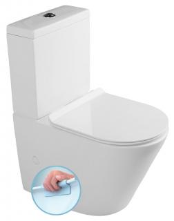 PACO RIMLESS WC kombi misa s nádržkou vrátane splach. súpravy, spodný/zadný odpad