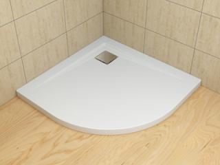 RADAWAY ARGOS A sprchová vanička akrylátová 90x90x5,5 cm bez nožičiek