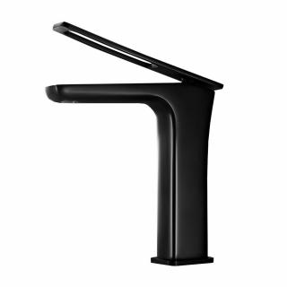 REA SOHO BLACK umývadlová batéria nízka 165 mm B8600