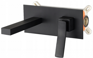 REA SONIC BLACK+ BOX podomietková umývadlová batéria B0181