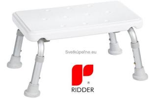 Ridder kúpeľňová stolička na nohy, biela