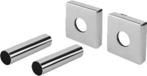 Set krycích roziet, chróm CP811