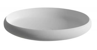 THIN umývadlo 600x400x112mm, na dosku, matná biela   (WN213)