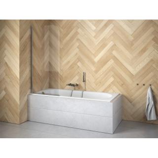 Vaňová zástena PRIME I 68,5 - 70 x 140 cm zalamovacie otváranie,chróm,číre sklo,otváranie dnu - von