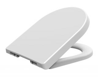 WC sedátko DONA, polypropylen, biela   (FD121)