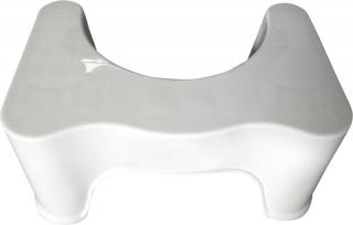 WC stolička, biela 44,5x28x20 cm