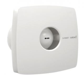 X-MART 12T kúpeľňový ventilátor axiálny s časovačom, 20W, potrubie 120mm