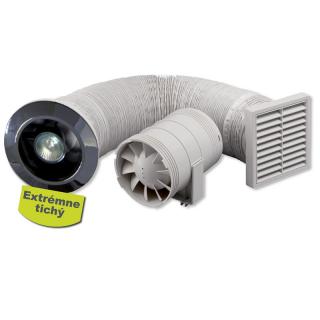Zehnder SILENT 100 kúpeľňový ventilátor do sprchového kúta s osvetlením