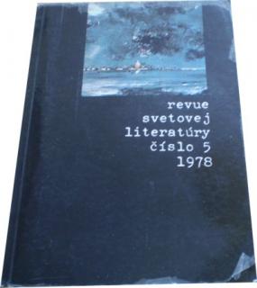 Revue svetovej literatúry číslo 5 1978