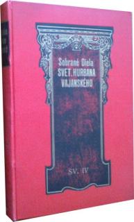Sobrané diela Svetozára Hurbana Vajanského IV. Tatry a more
