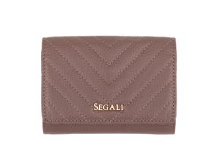 SEGALI Dámská peněženka kožená SEGALI 50514 dark taupe