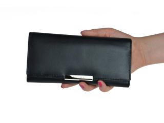 SEGALI Dámská peněženka kožená SEGALI 7066 černá