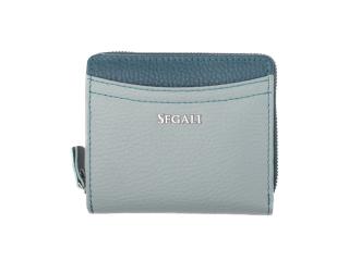 SEGALI Dámská peněženka kožená SEGALI 7544 B sage/peacock blue