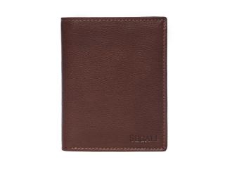 SEGALI Pánská kožená peněženka SEGALI 81046 hnědá
