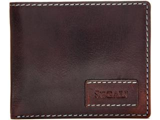SEGALI Pánská peněženka kožená SEGALI 1031 hnědá