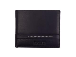 SEGALI Pánská peněženka kožená SEGALI 1042 černá