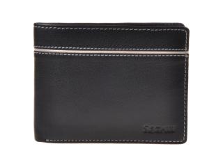 SEGALI Pánská peněženka kožená SEGALI 7101 černá