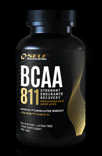 BCAA 811 TAB BCAA tablety v pomere 8:1:1+ vitamíny B6 a B1 200 tabliet