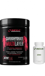 Carbohydrate Multilayer+ Zinc ZADARMO Zmes sacharidov a balenie zinku ZADARMO Naturál Zinc 100tab