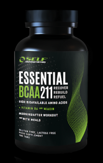 Essential BCAA 211 BCAA tablety v pomere 2:1:1 s vitamínom B6 100 tabliet