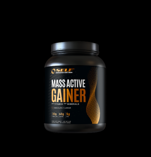 Mass Active Gainer 30% proteíny, 60% sacharidy, 5% tuky, 12 vitamínov, 7 minerálnych látok biely nugát 2000 g