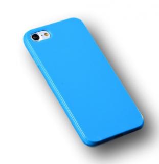 Gumenný obal - iPhone 5/5s/SE bledo modrý