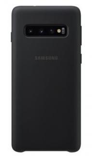 Samsung S10 Plus Silikónové púzdro čierne EF-PG975TBEGWW