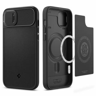 Spigen Optik Armor MagSafe - iPhone 14 Čierny