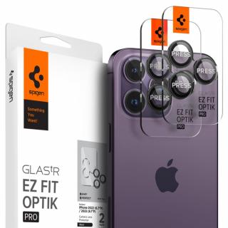 Spigen Optik.TR  EZ Fit  Kamera iPhone 14 Pro / 14 Pro Max / 15 Pro /15 Pro Max Black