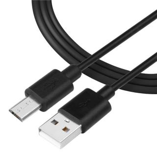 Tactical kábel USB-A/micro-USB 12mm 1m Čierny