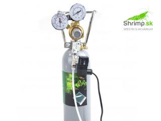 Kompletný CO2 set s 2,1 l fľašou s nočným vypínaním