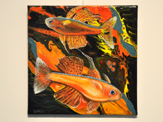 ORIGINÁL - AQUARIUM ART 35 x 35 cm (U025)