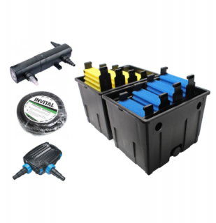 Set netlakovej filtrácie pre jazierko do 50000l